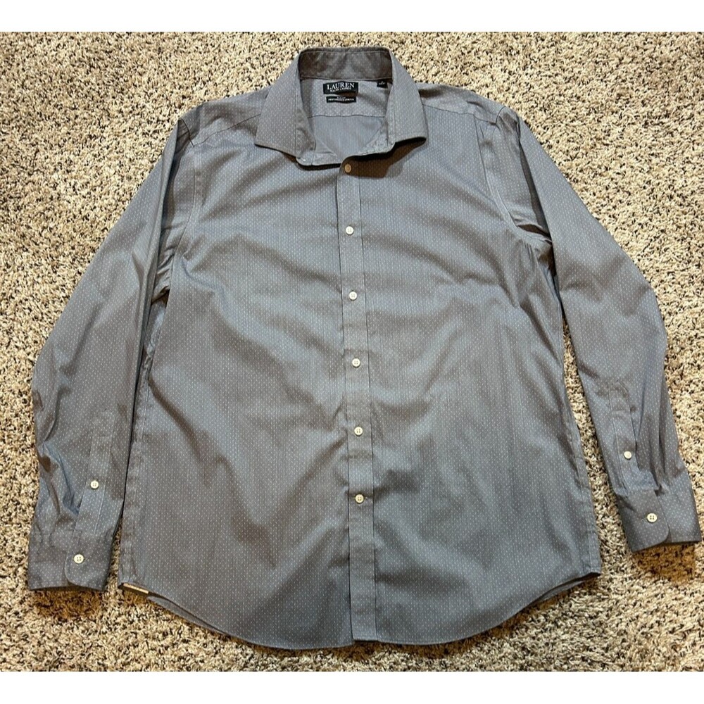 Lauren Ralph Lauren Men's XL Slim Fit Performance Stretch Button Down Shirt